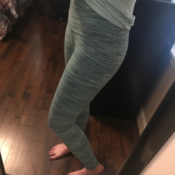 Space Dye Alberta lake high rise pants - Picture 3 of 5